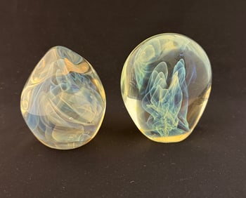 2 Gilbert Johnson Paperweights