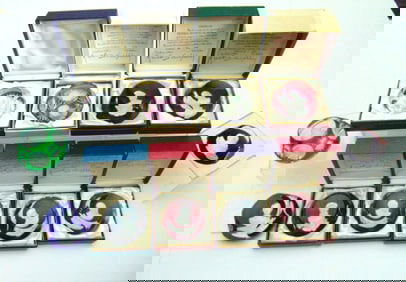 11 Baccarat and D Albret paperweights