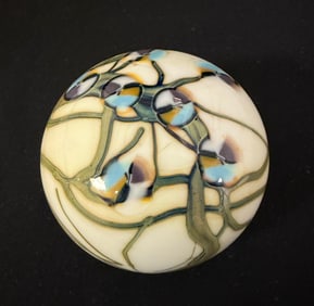 J. Byron Art Glass Paperweight