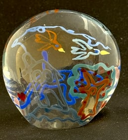 Jolley Art Glass Paperweight