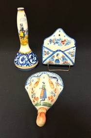 3 HB Faience Items
