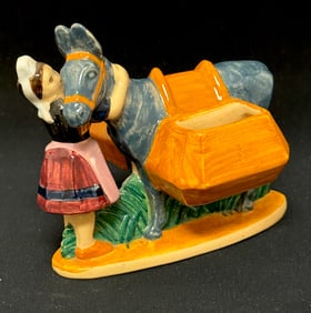 French Faience Figural Salt