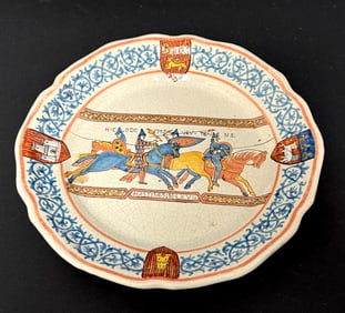F Caen Bayeux Tapestry Plate