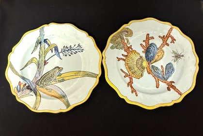2 Porquier Beau Plates