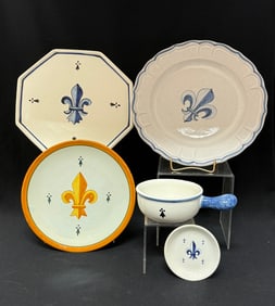 5 Assorted Quimper Items