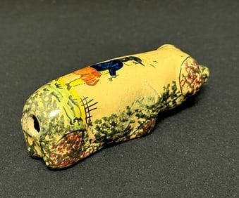 RARE HB Quimper Secouette Pig