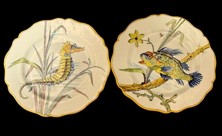 2 Porquier Beau Plates