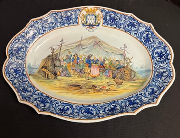 Porquier Beau Large Platter