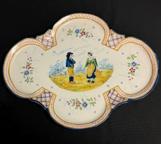HB Quimper Oval Tray