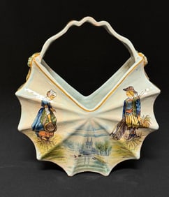 Porquier Beau Pleated Basket