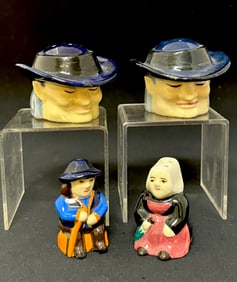 4 HenRiot Salt and Pepper Shakers