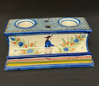 Adolphe Porquier Double Inkwell