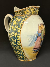Rare Porquier Beau Cider Pitcher