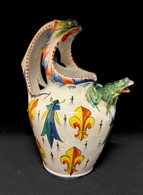 Alcide Chaumeil Whimsical Pitcher