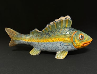 Rare HenRiot Fish Jardiniere
