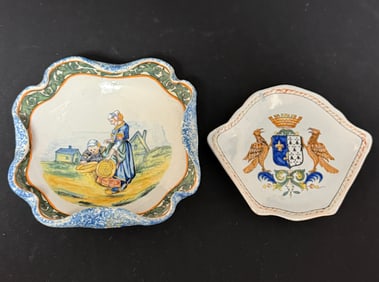 2 Porquier Beau Quimper Items