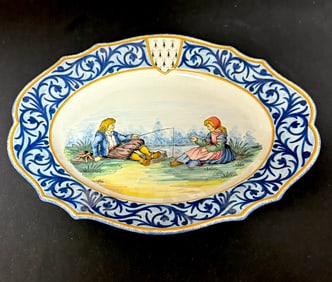 HenRiot Quimper Oval Platter