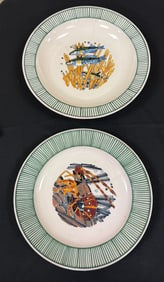 2 Mathurin Meheut Serving Pieces