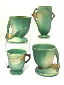 4 Roseville Pinecone Items