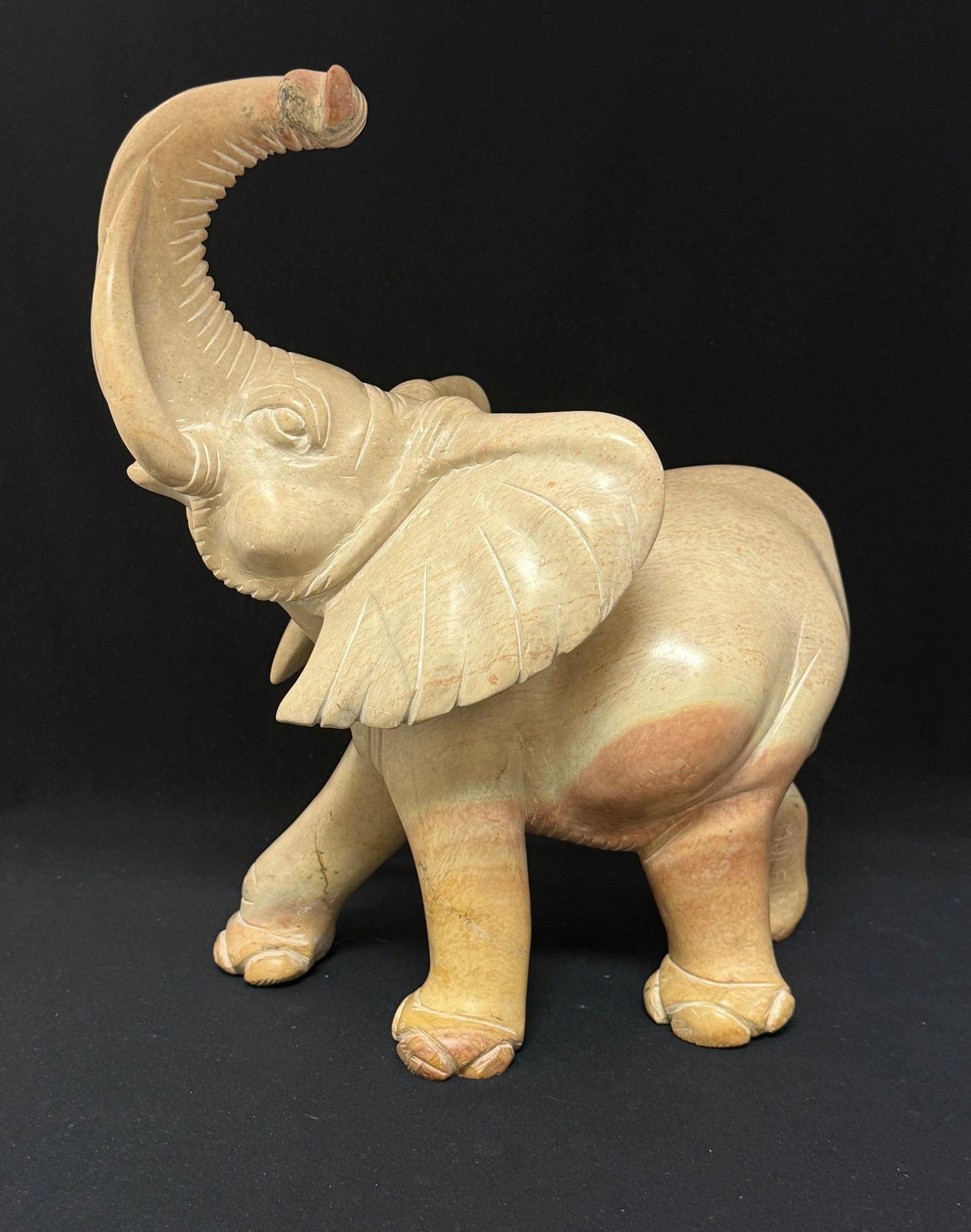 Large Stoneware Elephant (1 of 3)