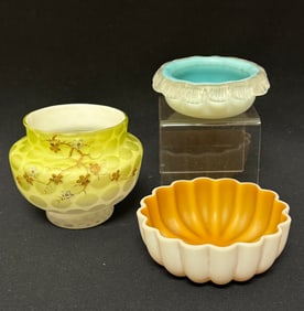 Three Piece MOP Glass Items
