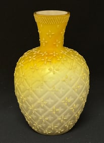 MOP Coralene Glass Vase
