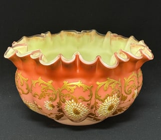 Pink Satin Glass bowl