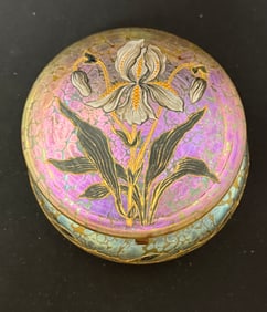 Loetz Iridescent Dresser Box