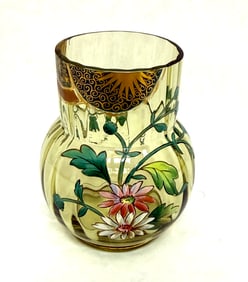 European Enameled Vase