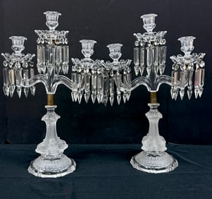 2 Sandwich Dolphin Lustres