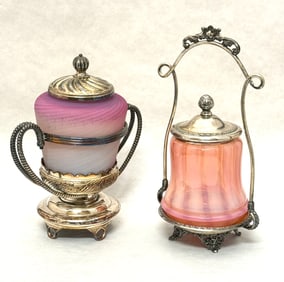 2 Colorful Pickle Castors