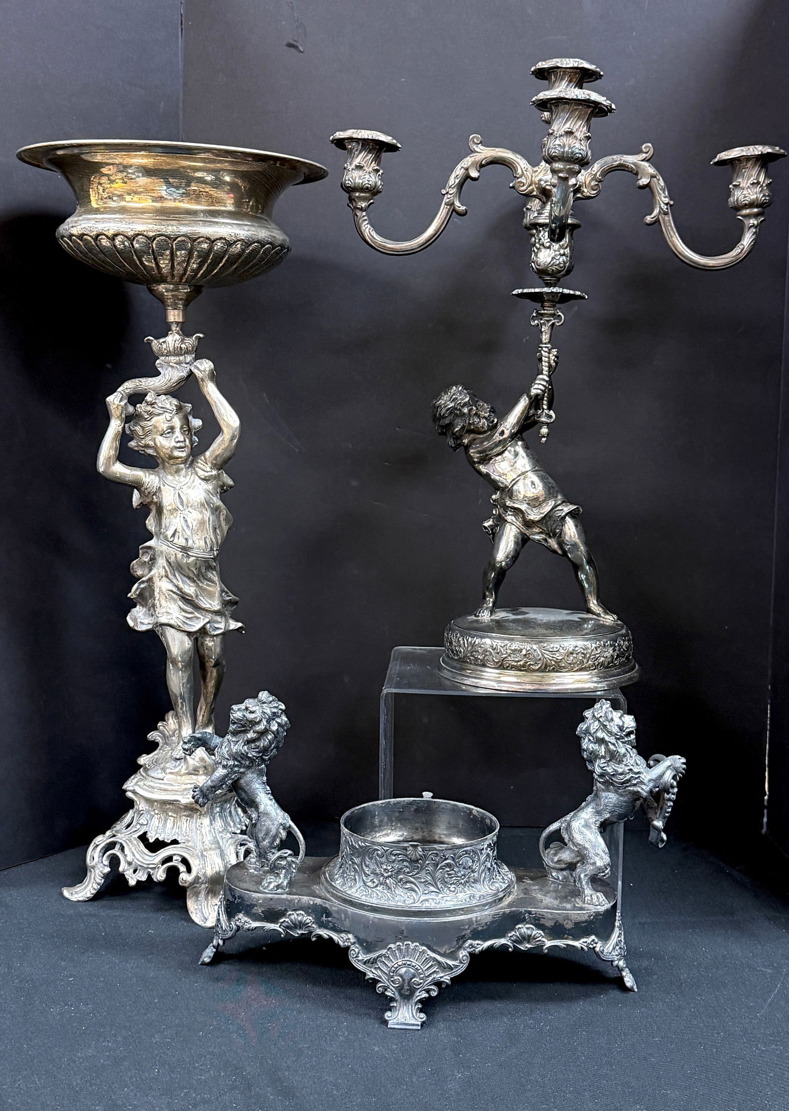 3 Figural Metal Items (1 of 4)