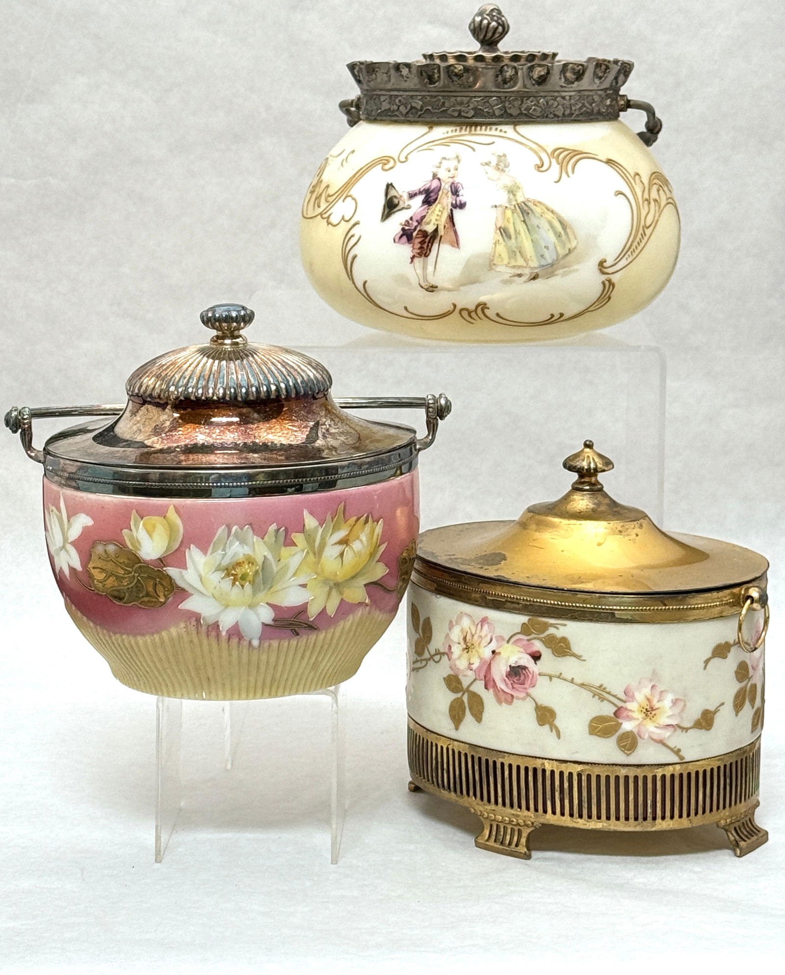 3 Mt. Washington/Pairpoint Jars (1 of 6)