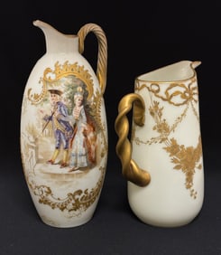 2 Colonial Ware Pitchers