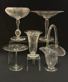 5 Pairpoint Glass Etched Items