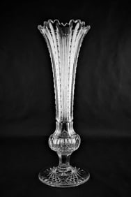 C. F. Monroe Prism Footed Vase