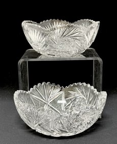Two ABCG scalloped rim Bowls