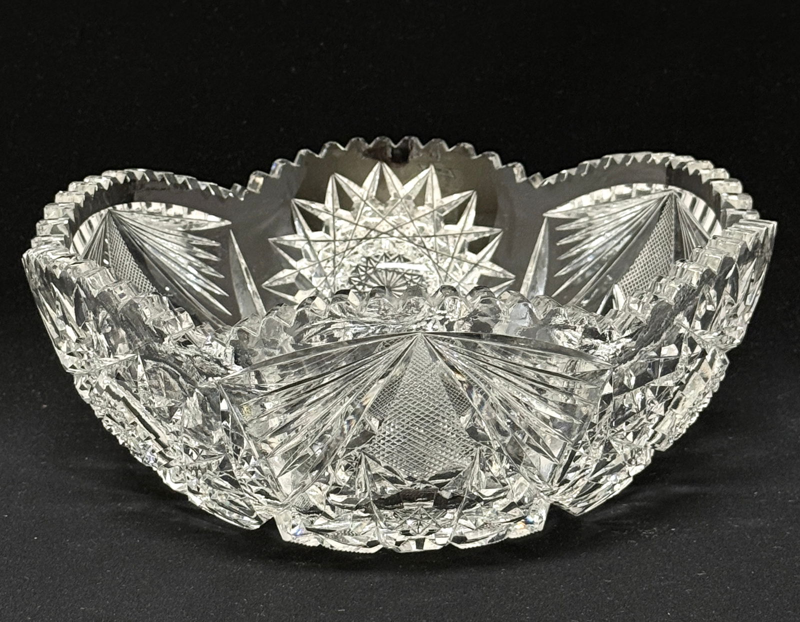 American Brilliant Glass Bowl (1 of 3)