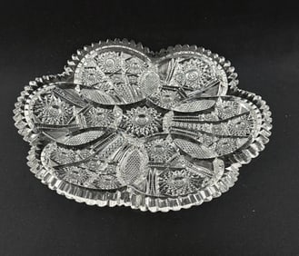 ABCG Scalloped Rim Tray