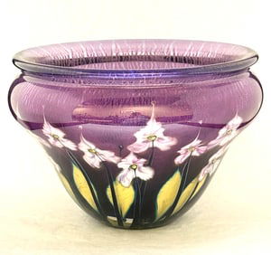 Large John Lotton Multi-Floral Vase