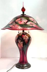 Charles Lotton Multi-Floral Lamp