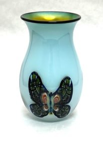 Jeremiah Lotton Butterfly Vase