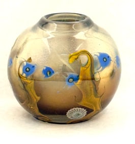Early Lundberg Paperweight Vase