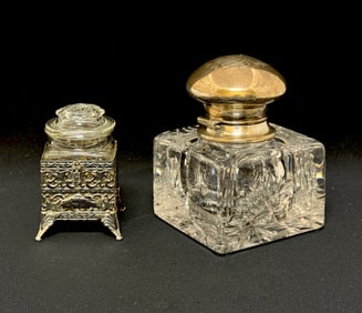 Rock Crystal Ink Well