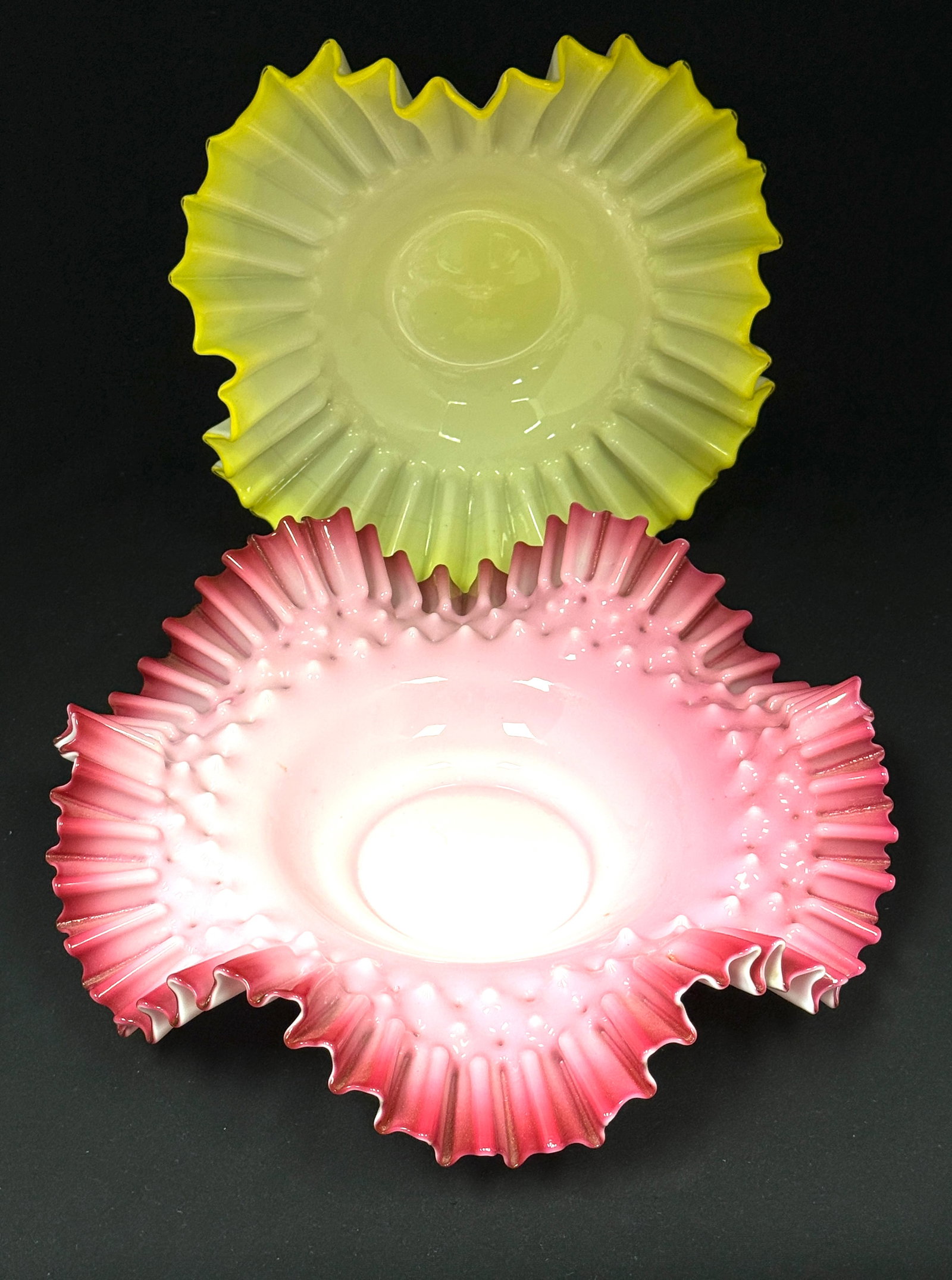 2 Satin Glass Brides Bowl (1 of 3)