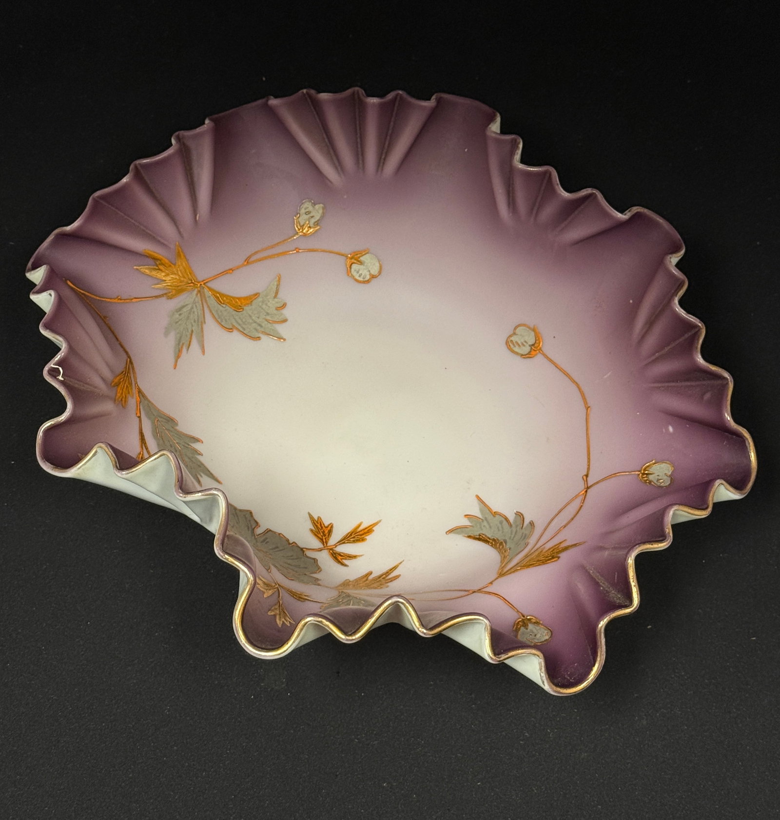 Opalene Lavender Satin Glass Bowl (1 of 3)