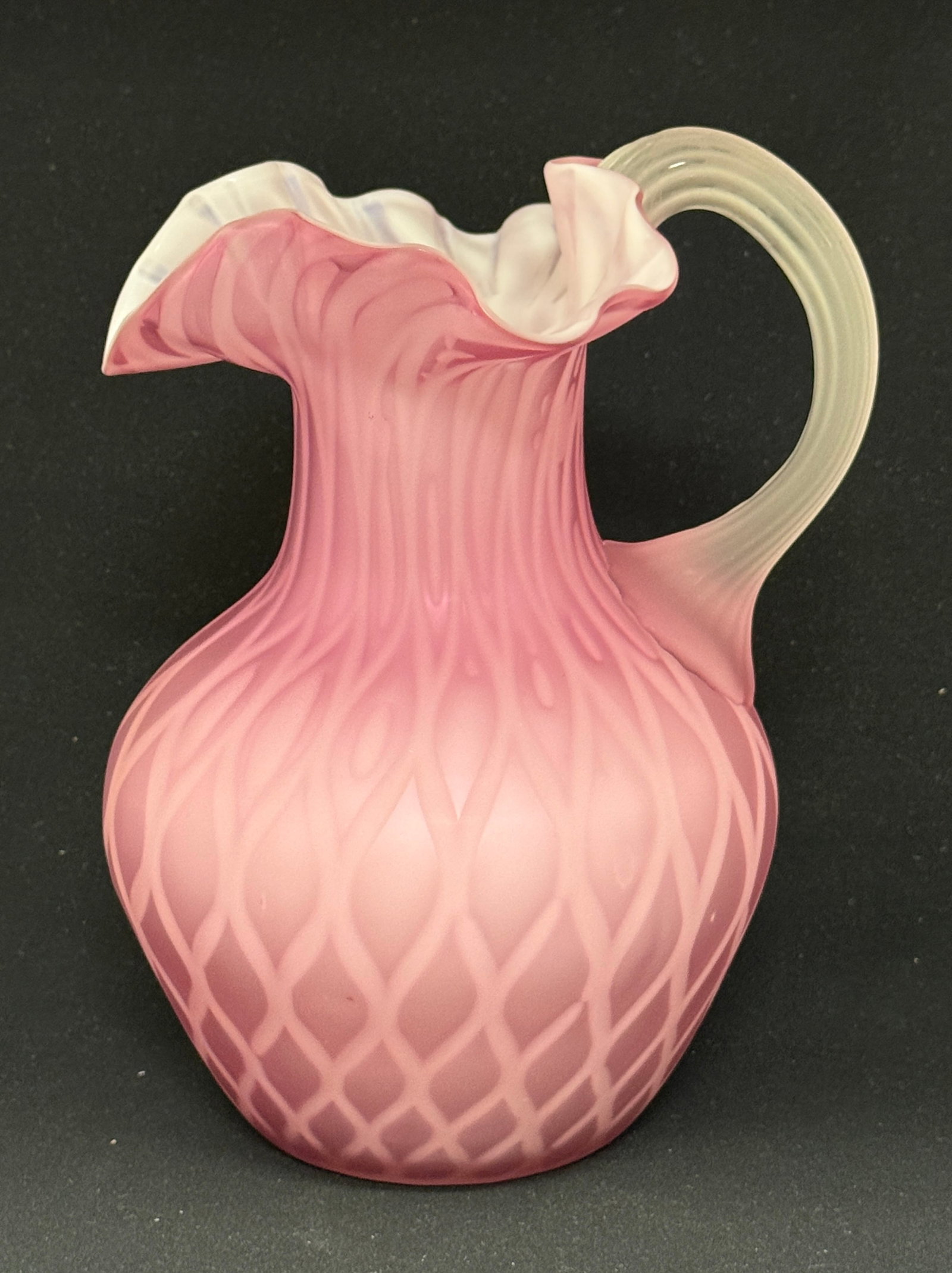 Pink Diamond Quilt Pitcher (1 of 1)