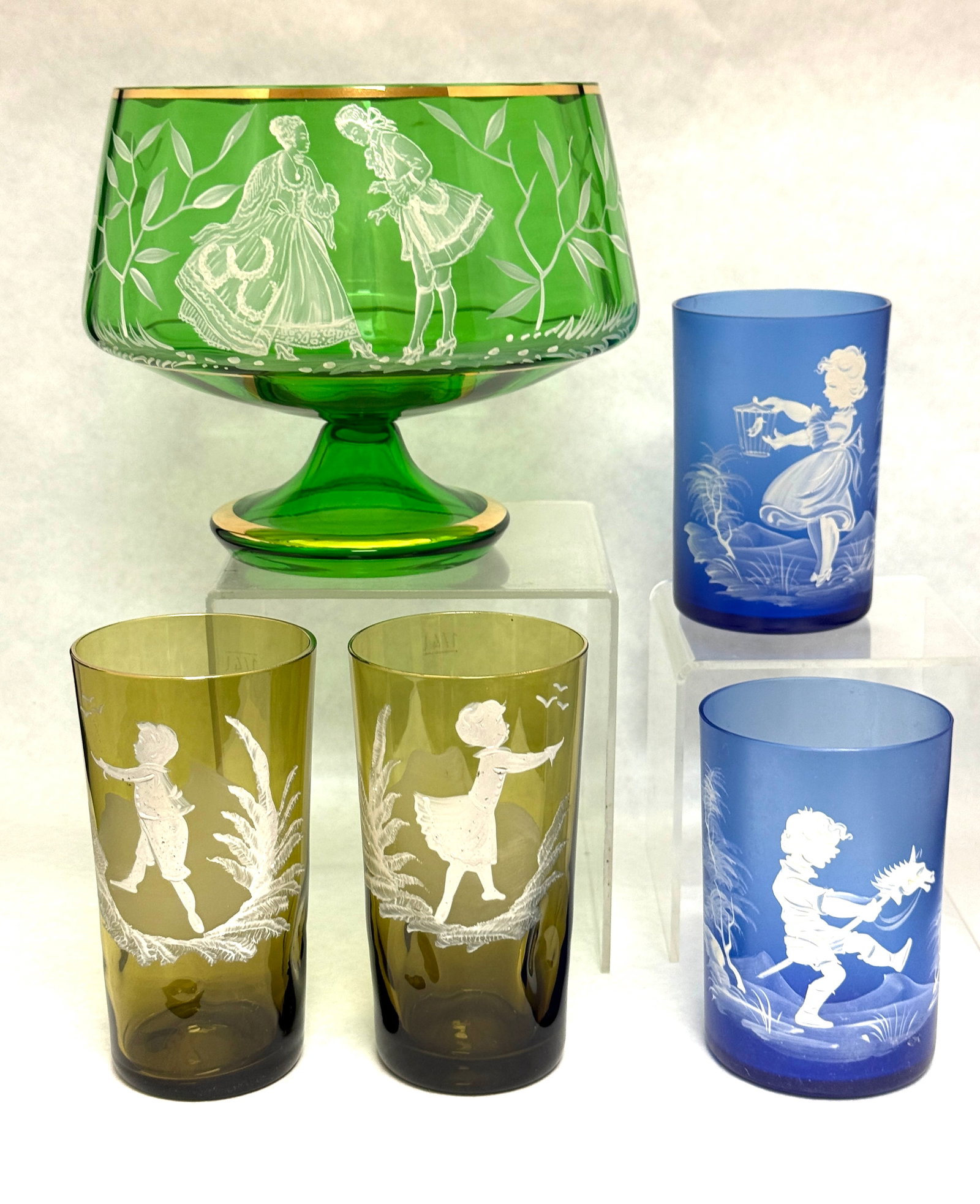 5 Mary Gregory Items (1 of 1)