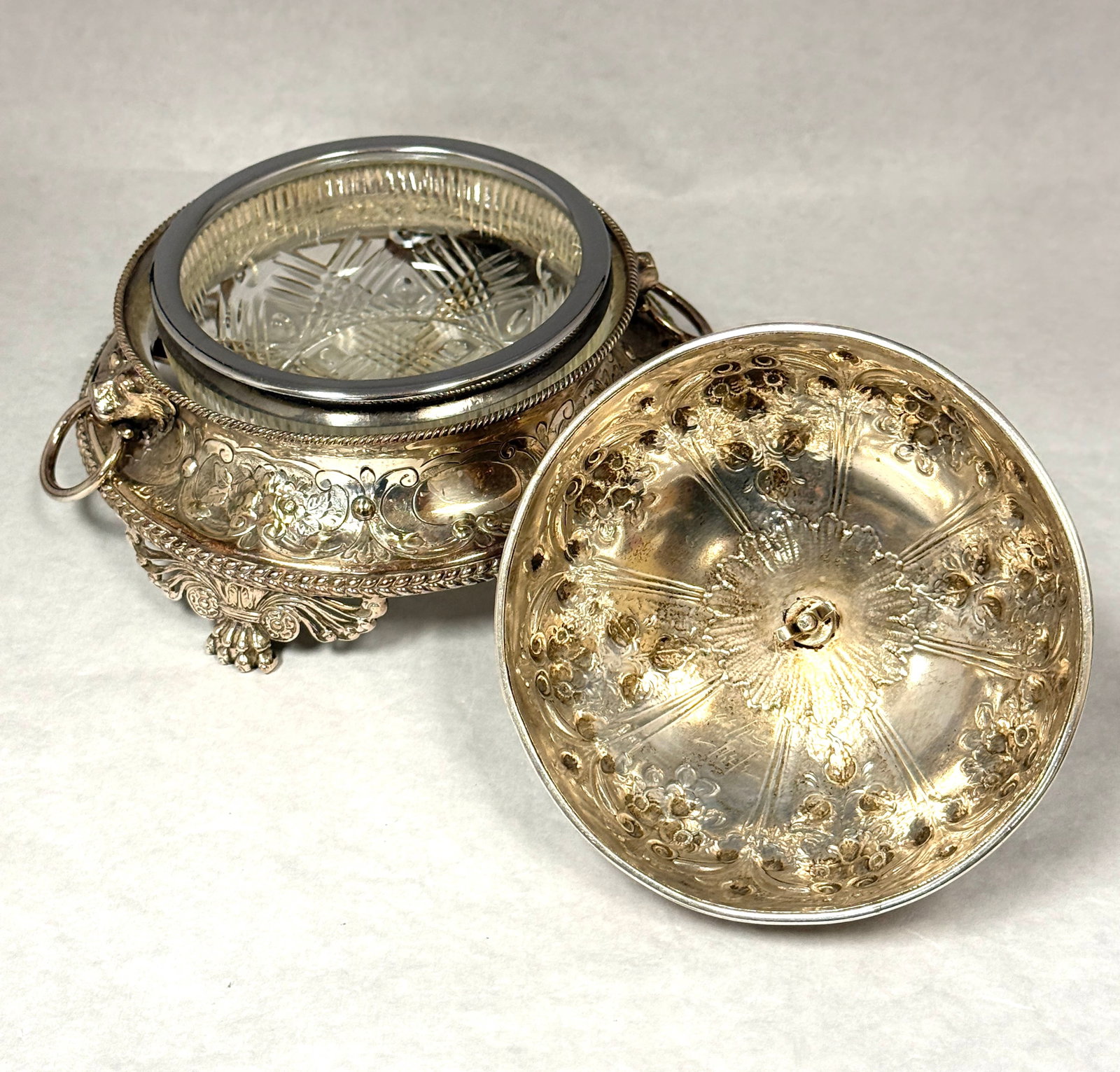 2 Silver Plate Items - 4