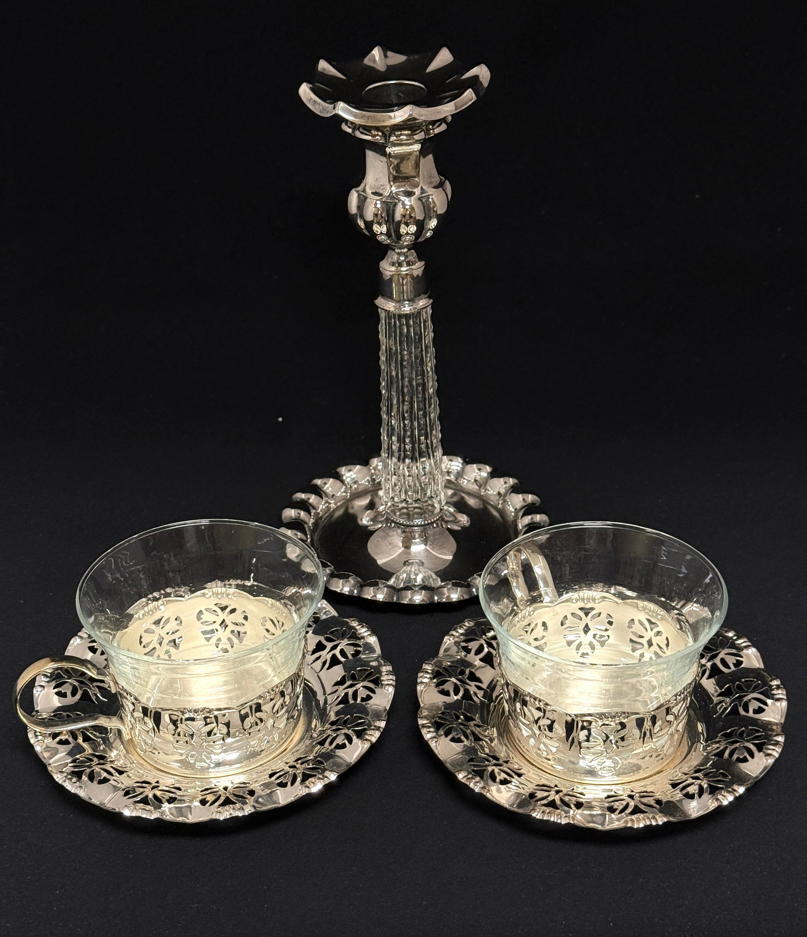 3 Silver Plate Items - 2